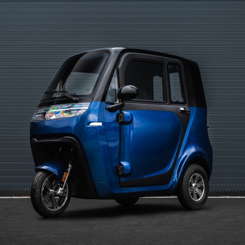 Leramotors E1 - elektromobil / tříkolka, modrá