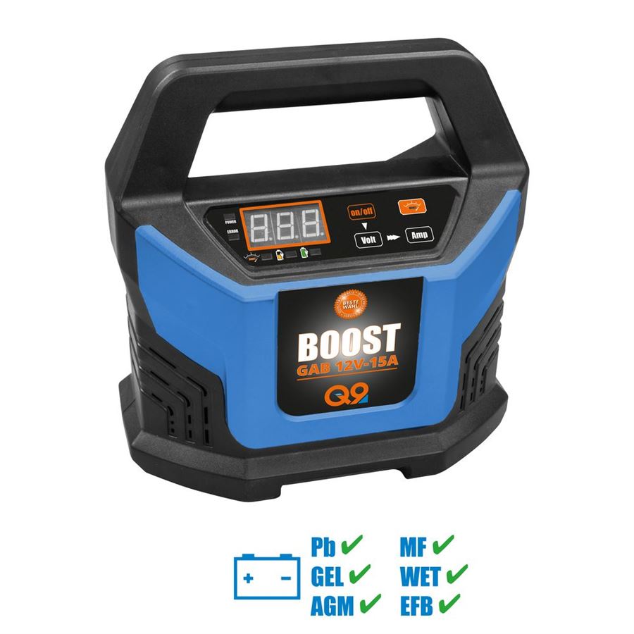 GüDE GMBH Güde GAB 12V-15A-BOOST - automatická nabíječka baterií