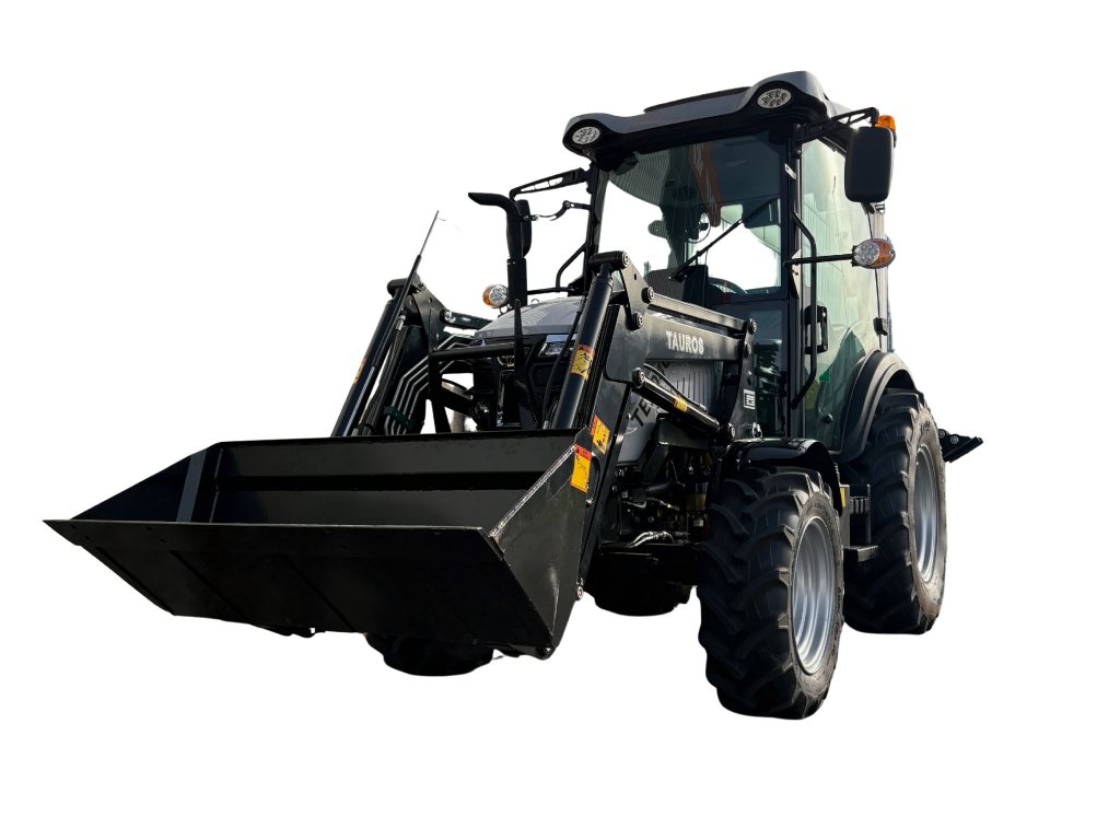 Tauros TE504c - malotraktor + čelní nakladač + podkop (traktorbagr)