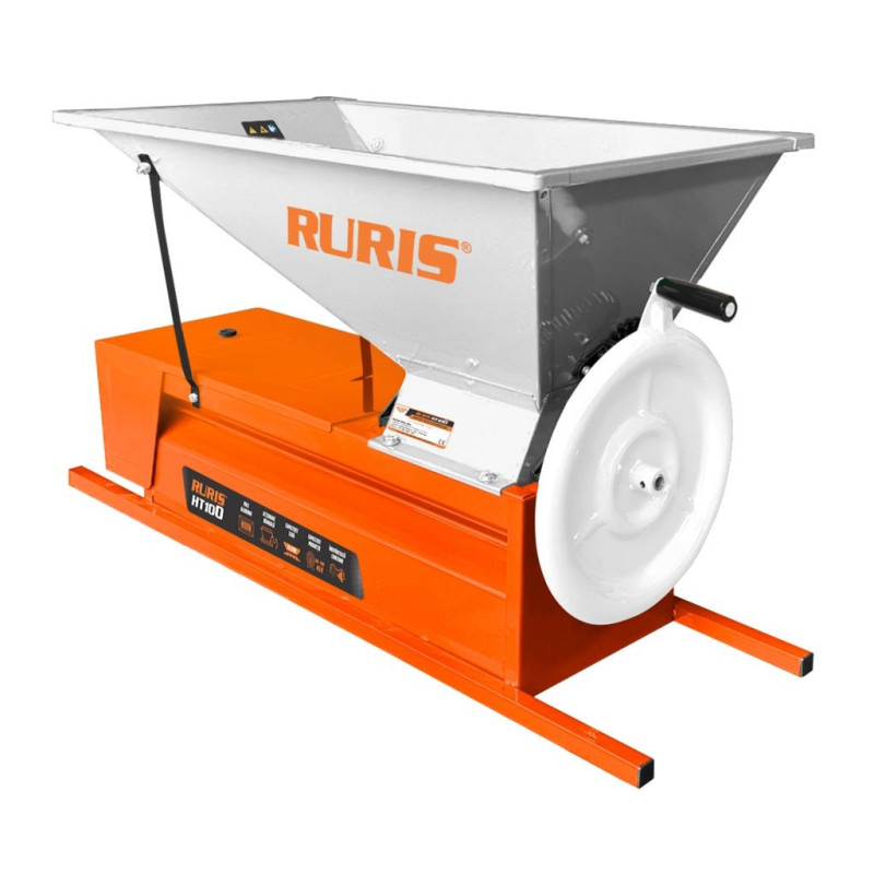 RURIS Ruční drtič hroznů s odstopkovačem HT100