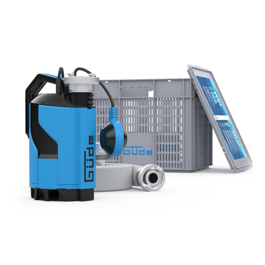 Produktové foto GüDE GMBH Güde 750 SET - protipovodňová sada (čerúadlo s 10 m tlakovou hadicí)