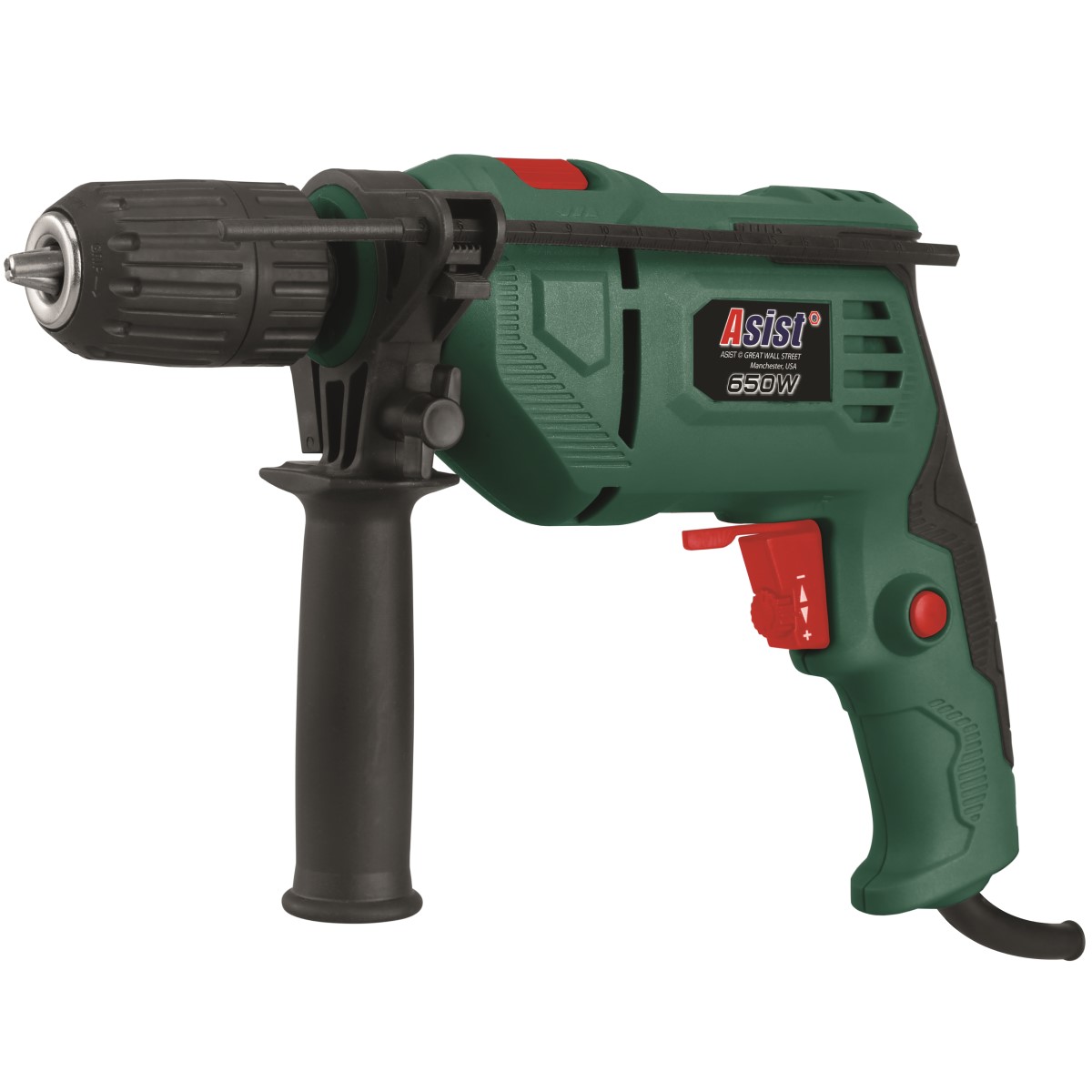 Asist AE1P65DN-1 - příklepová vrtačka, 650 W