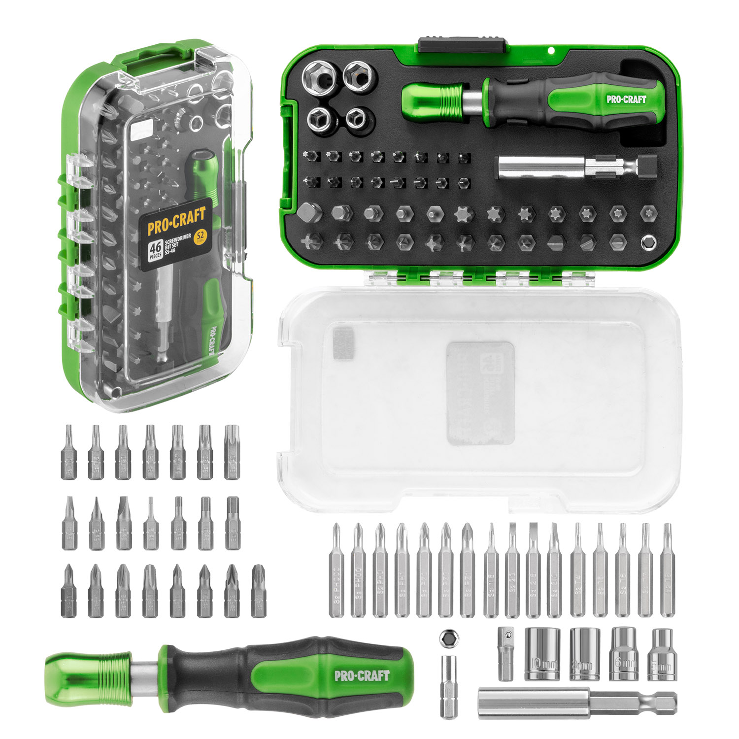 Procraft SS-46 / S2 - sada bitů, 46 ks