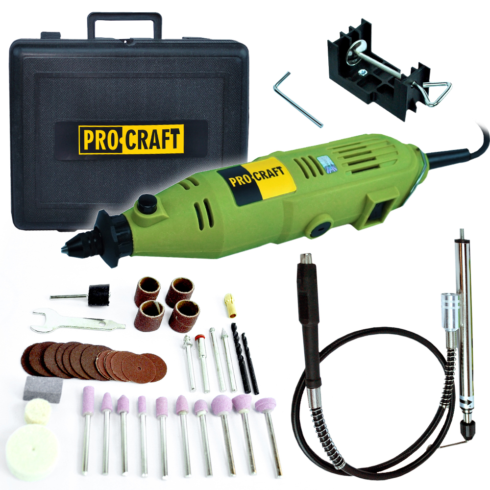 Procraft PG400 (PG130) - bruska přímá s ohebným nástavcem