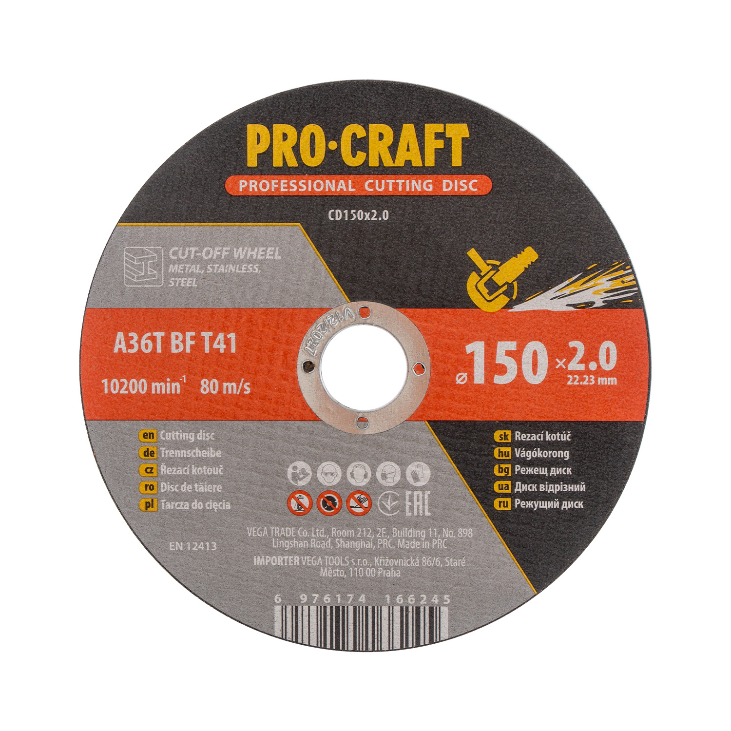 Řezný kotouč Procraft CD150x2.0 | CD150x2.0