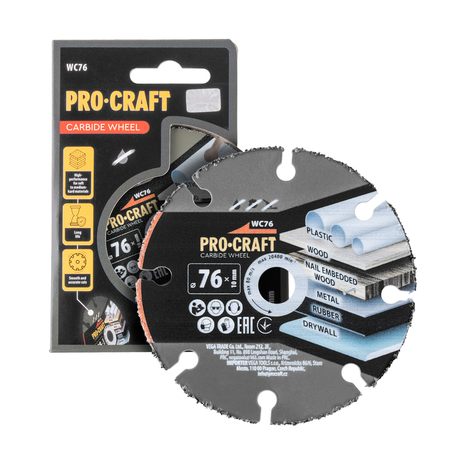 Procraft WC76 - řezný krabidový kotouč
