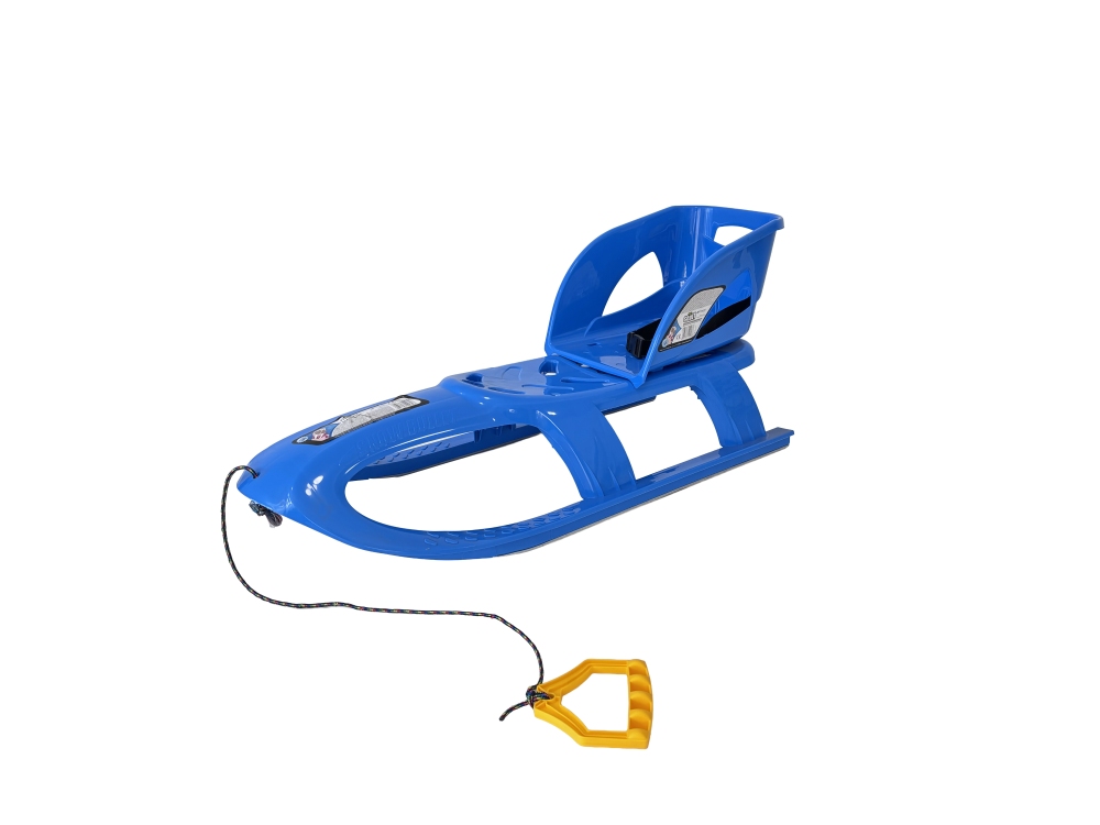 Prosperplast Sáně Bullet s dětskou opěrkou - modré