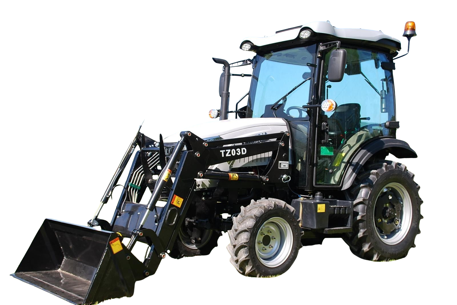 Tauros TE254c - malotraktor bez kabiny (kanopy verze)