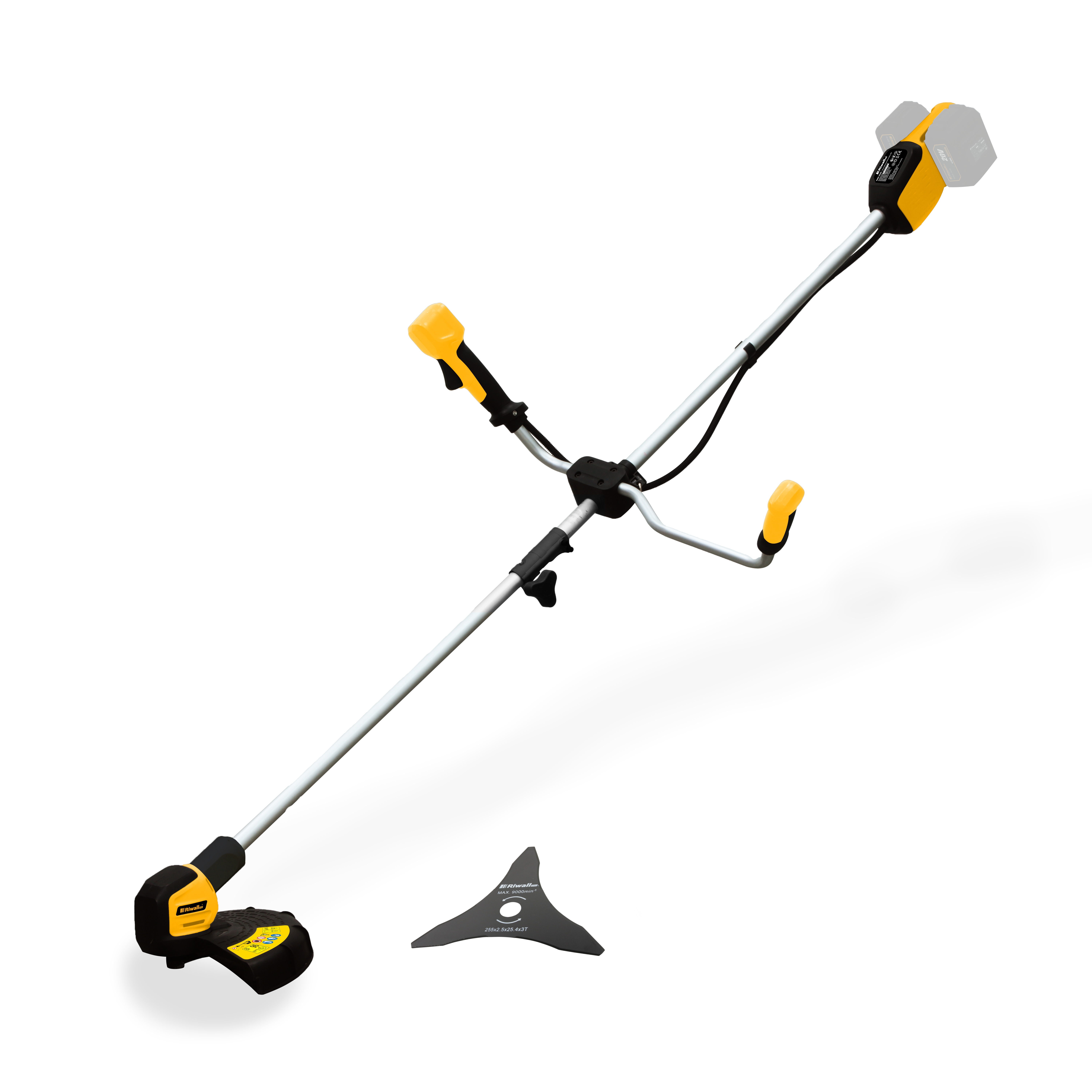 Riwall PRO RABC 2620i 2x20V - akumulátorový křovinořez (bez akumulátoru a nabíječky)