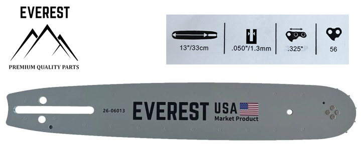 UNIVERZÁLNÍ VODÍCÍ LIŠTA 13".325 1,3mm 56ogn. EVEREST