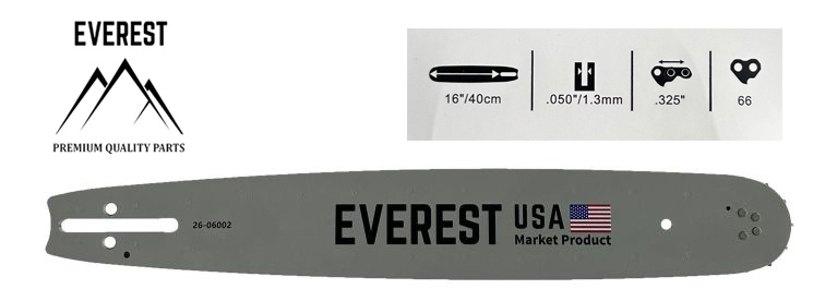 UNIVERZÁLNÍ VODÍCÍ LIŠTA 16".325 1,3mm 66ogn. EVEREST
