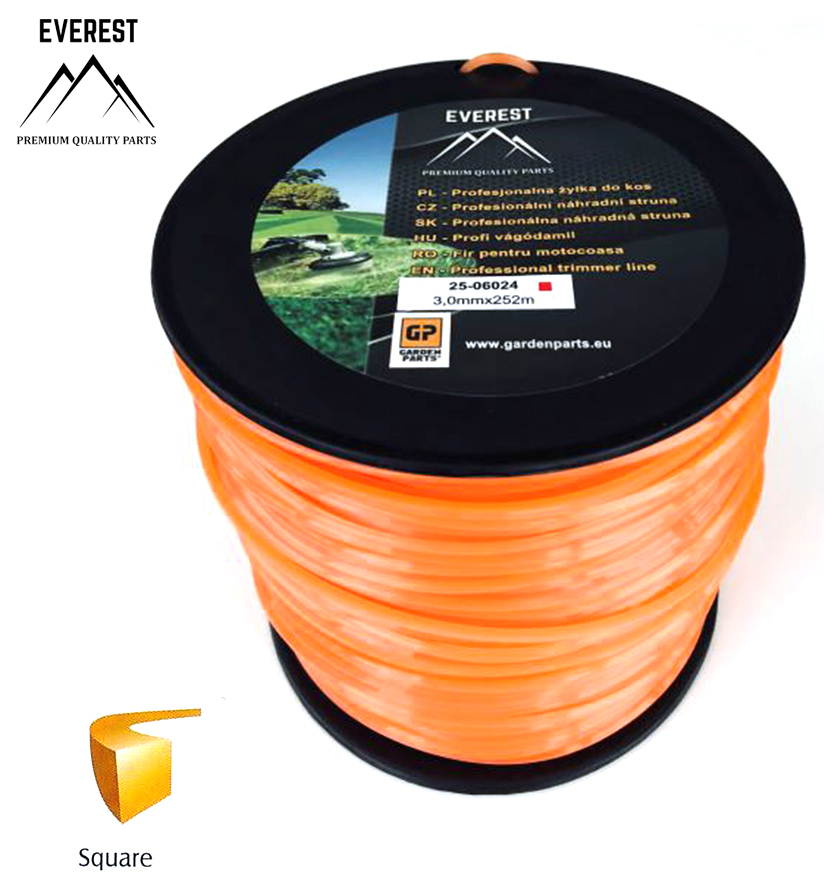 UNIVERZÁLNÍ Náhradní struna - čtvercová 3,0mm 252M EVEREST