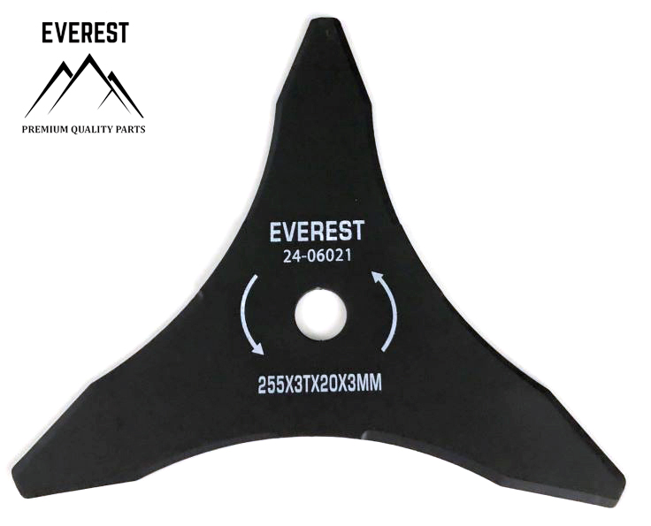 UNIWERSALNE ŘEZACÍ KOTOUČ UNIVERZÁLNÍ 3 ZUBY PRŮMĚR OTVORU 20mm ŠÍŘKA 255mm TLOUŠŤKA 3mm EVEREST