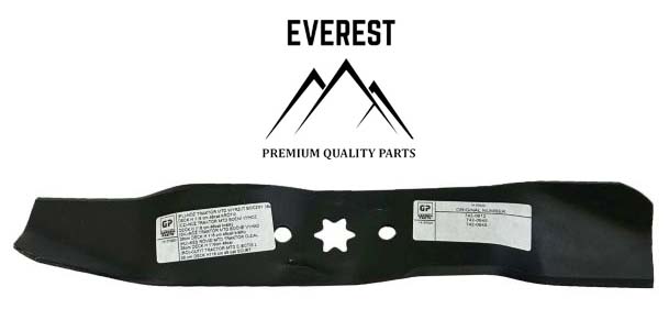 NŮŽ TRAKTOR MTD BOČNÍ VÝHOZ 38cm DECK H 116 cm 46cali krátký EVEREST