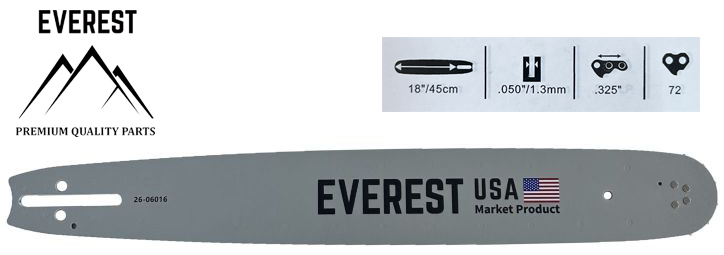 Husqvarna VODÍCÍ LIŠTA 18".325 1,3mm 72ogn. EVEREST