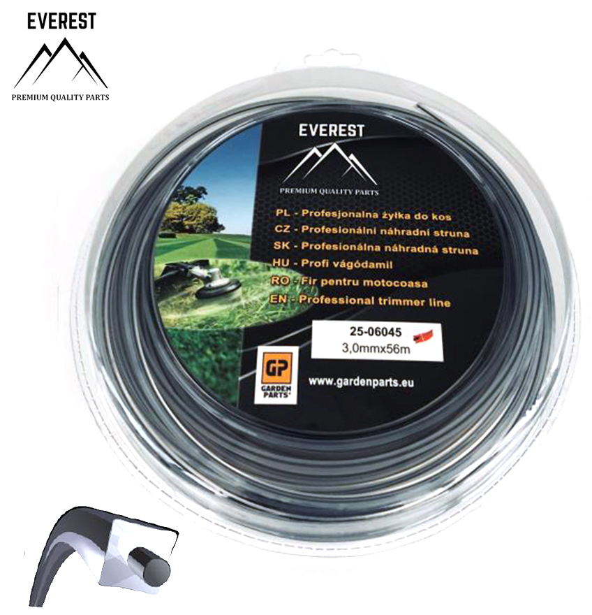 UNIVERZÁLNÍ Náhradní struna DUAL POWER LINE 3,00mm 56M EVEREST