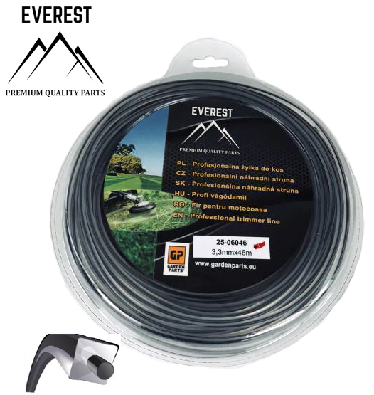 UNIVERZÁLNÍ Náhradní struna DUAL POWER LINE 3,30mm 46M EVEREST