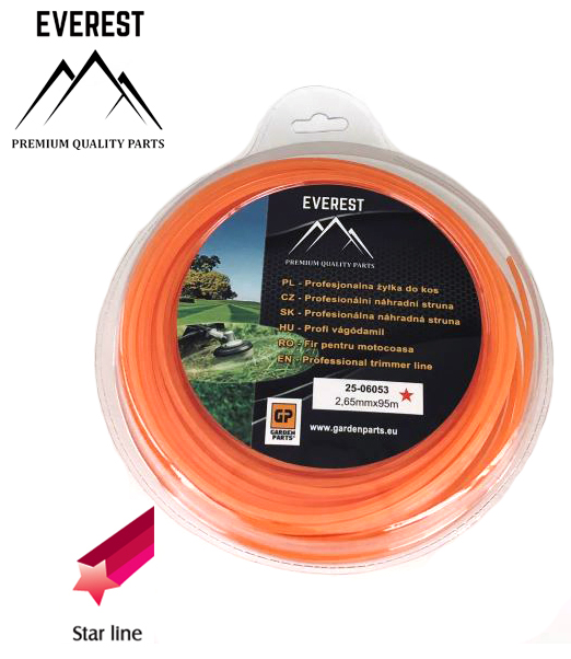 Náhradní struna - hvězda 2,65mm 95M EVEREST
