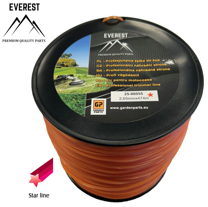 Náhradní struna - hvězda 2,65mm 474M EVEREST