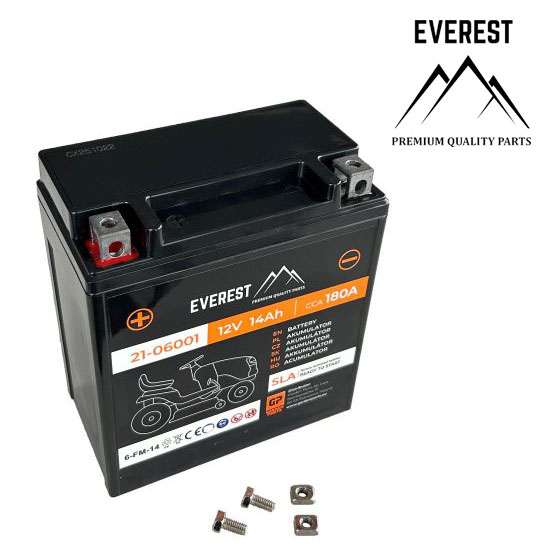 UNIVERZÁLNÍ GELOVÝ (AGM) AKUMULÁTOR 12V 14Ah LEVÝ PLUS