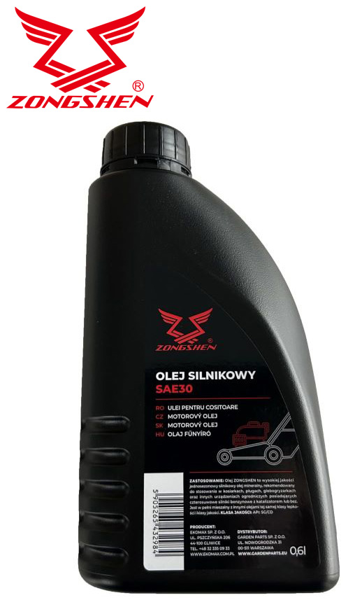 UNIVERZÁLNÍ Motorový olej ZONGSHEN SAE 30 0,6L