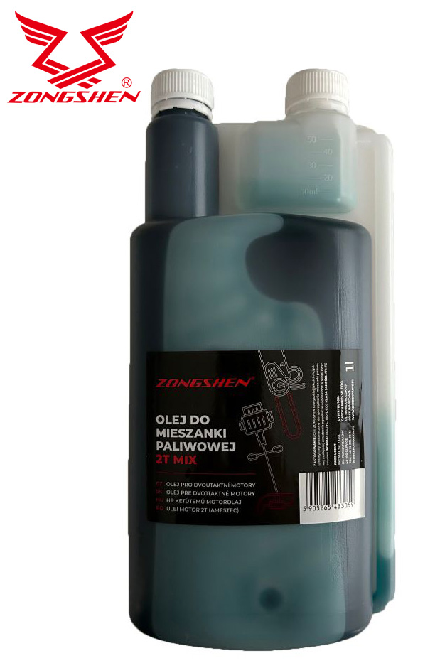 UNIVERZÁLNÍ Olej pro dvoutaktní motory ZONGSHEN 2T 1L ZELENÝ