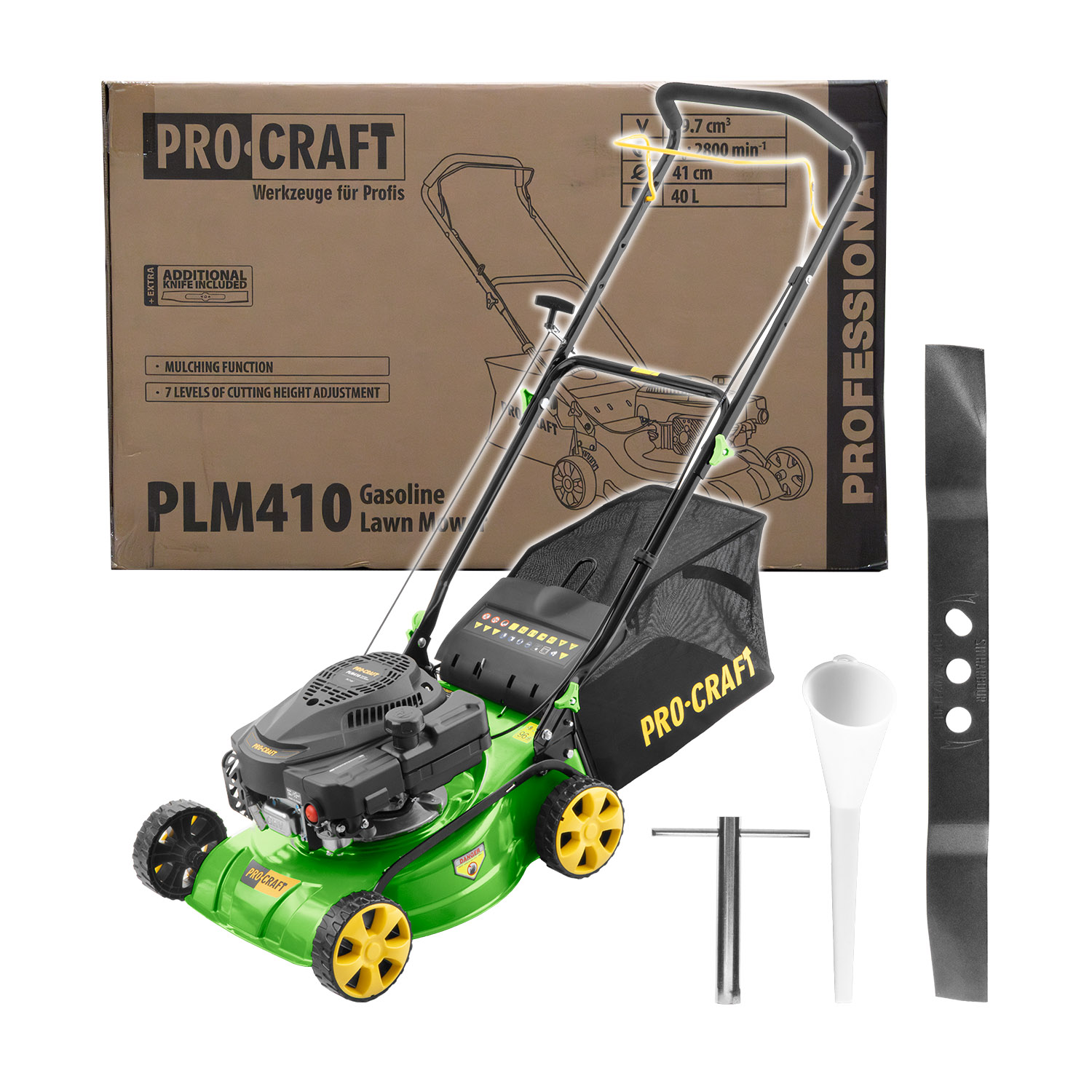 Procraft PLM410 - benzinová sekačka bez pojezdu