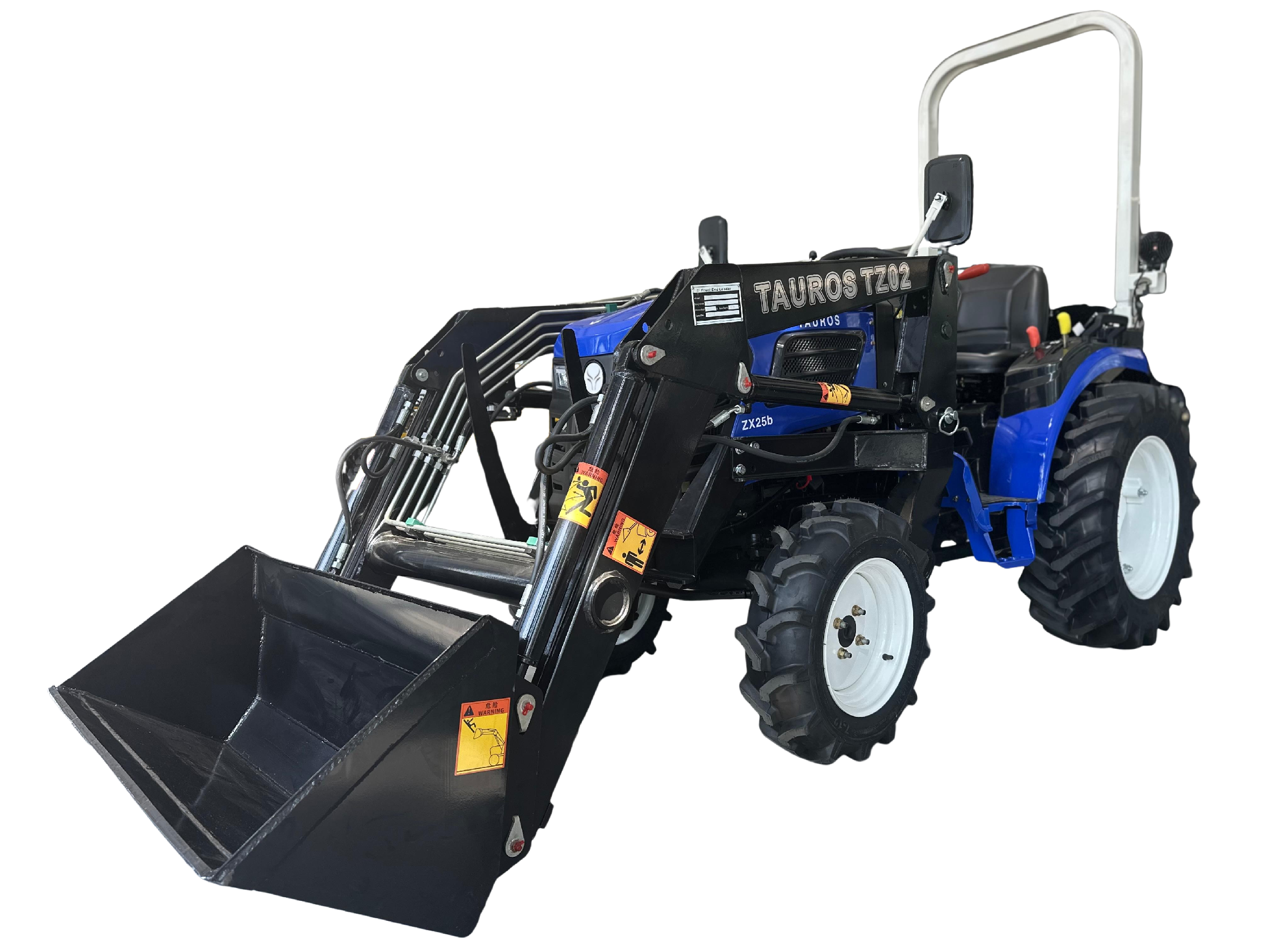 Tauros ZX25 BIG 4x4 - malotraktor s čelním nakladačem TZ02