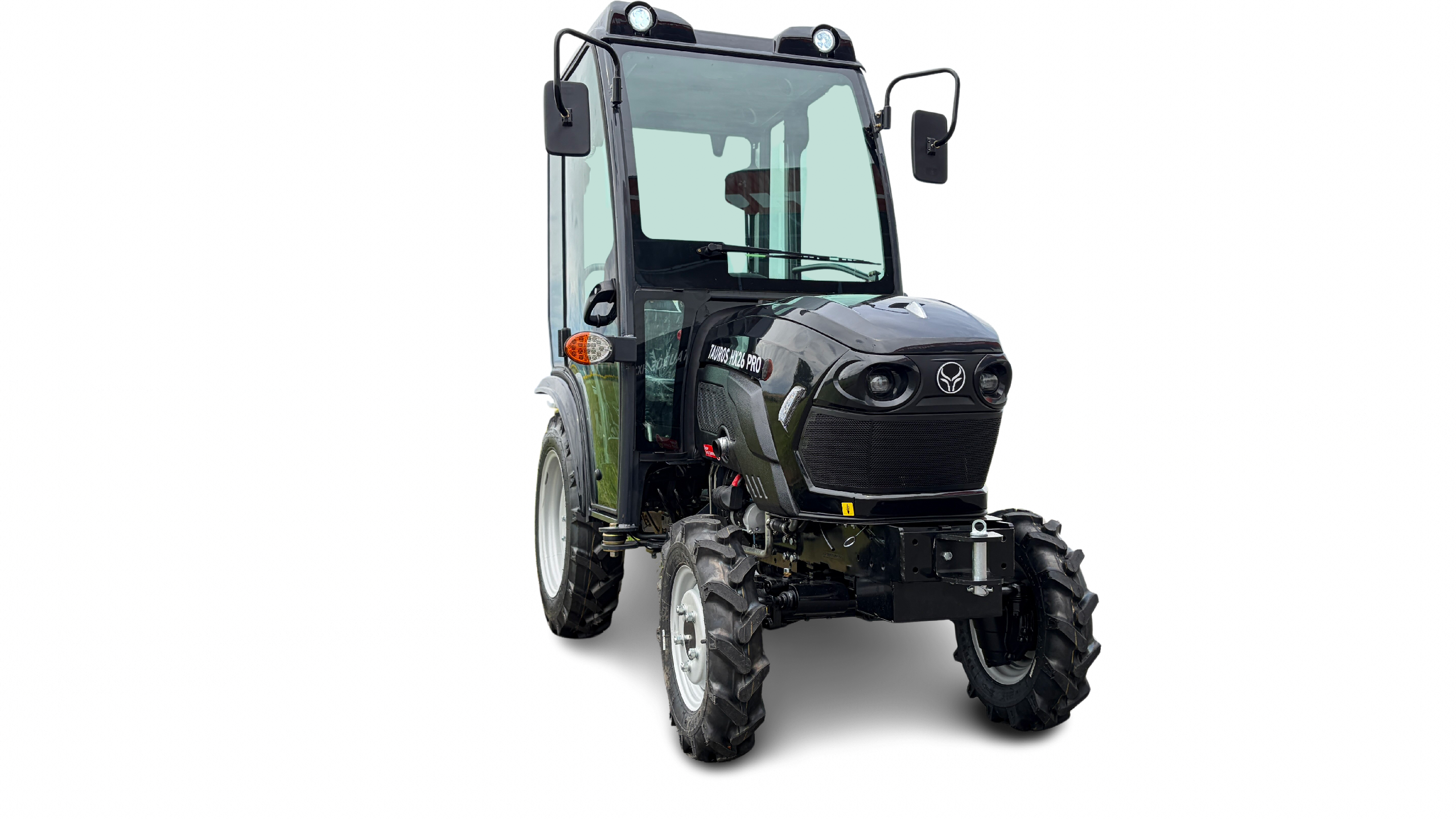 Tauros HX26 PRO 4x4 - malotraktor s kabinoou