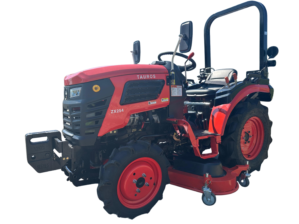 Tauros ZX25 4x4 - malotraktor s mezinápravovou kosou