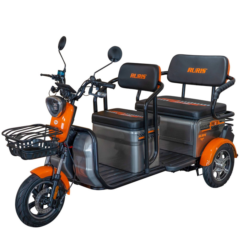 RURIS PILOT 3040G 2000 W - elektrická tříkolka, šedá