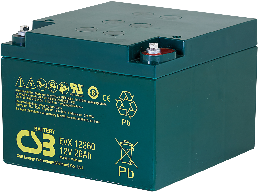 CSB Battery akumulátor CSB EVX12260 I (12V/26Ah)