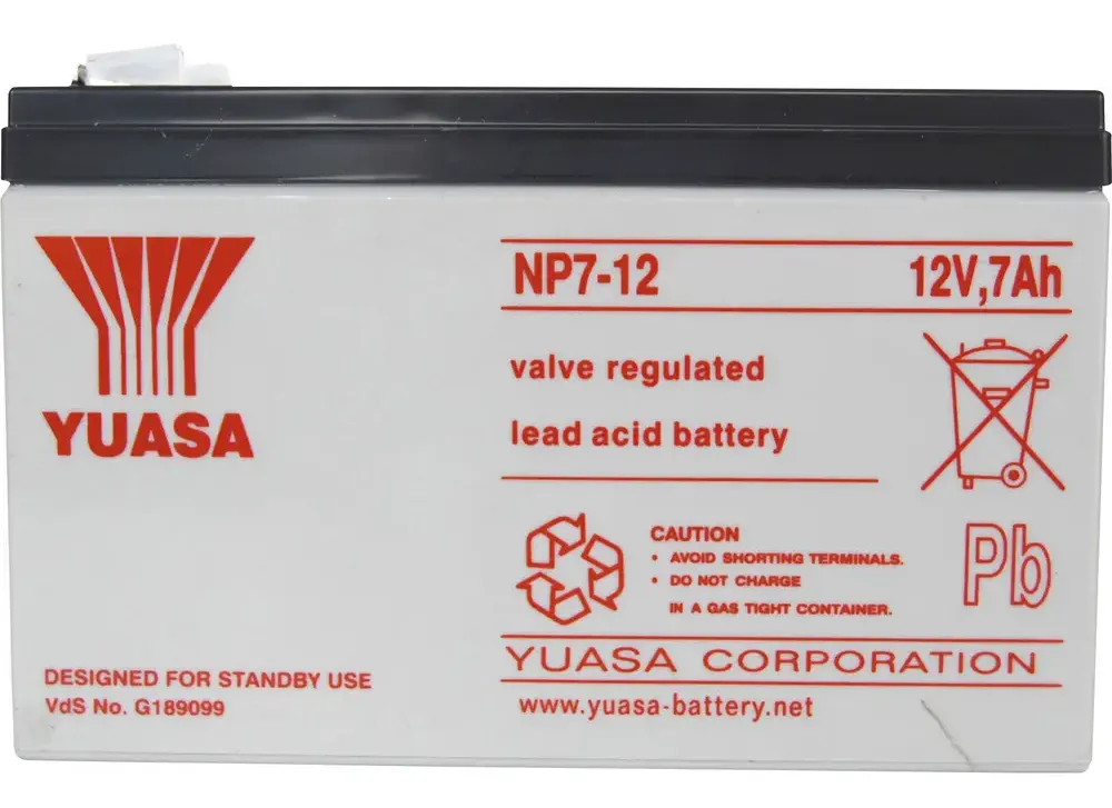 akumulátor YUASA NP7-12 (12V/7Ah)