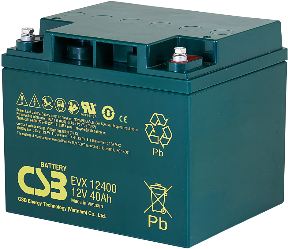 CSB Battery akumulátor CSB EVX12400 I (12V/40Ah)