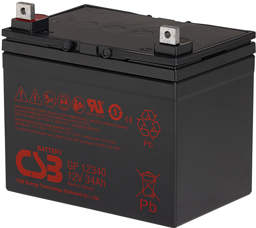 CSB Battery akumulátor CSB GP12340 (12V/34Ah)