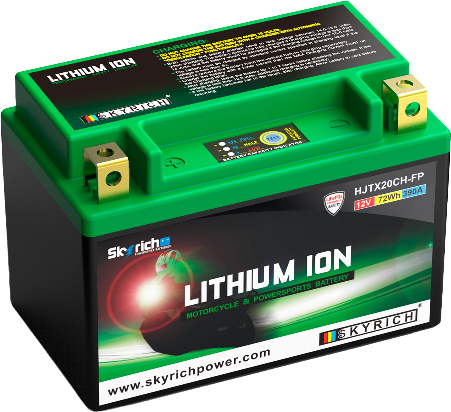 motobaterie Skyrich Lithium HJTX20CH-FP (12V 72Wh)