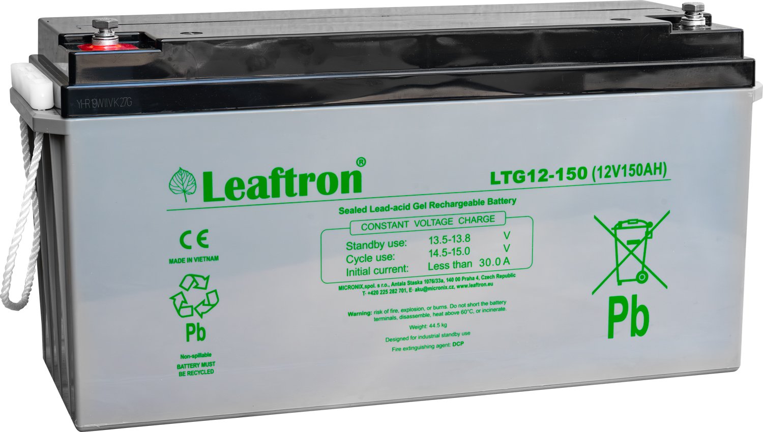 akumulátor Leaftron LTG12-150 gelový (12V/150Ah)