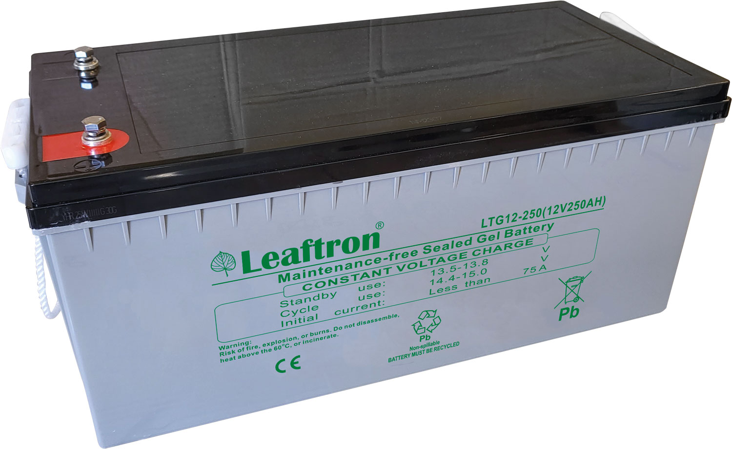 akumulátor Leaftron LTG12-250 gelový (12V/250Ah)