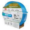 Procraft PR-3KGH2525 - modrá zahradní hadice, 3 vrstvy, 1", 25 m