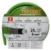 Procraft PR-4GH1925 - zelená zahradní hadice, 4 vrstvy, 3/4", 25m