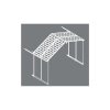 Palram - Canopia Rozšiřovací modul 11x4,1 pro domky série Yukon 11 (antracit) -