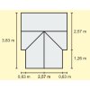 skleník VITAVIA SIRIUS PC 6 mm stříbrný LG248