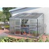 skleník VITAVIA IDA 6500 PC 4 mm stříbrný LG299