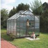 skleník VITAVIA URANUS 6700 PC 6 mm zelený LG583  + základna VITAVIA URANUS 6700 zelená LG554