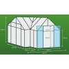 skleník VITAVIA SIRIUS PC 6 mm zelený LG632