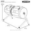 kompostér LIFETIME 60309 DOUBLE BARREL LG2455