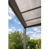 kovový přístřešek / carport TRIGANO JARDIN LIBECCIO WALL LG2464