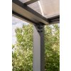 kovový přístřešek / carport TRIGANO JARDIN LIBECCIO WALL LG2464