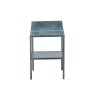 ocelový regál LANITPLAST 60x60x41/81 cm dvoupolicový stříbrný GSE3 LG2712