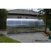 skleník LANITPLAST TIBERUS 3x4 m PC 6 mm LG2863  + skleníkové těsnění LANITPLAST 12 m LG3098 + teploměr / vlhkoměr LANITPLAST LG1441
